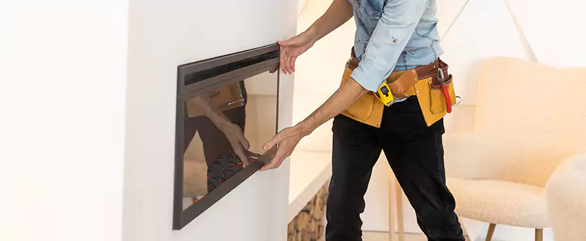 Metal Fireplace Installation in Reedley, California