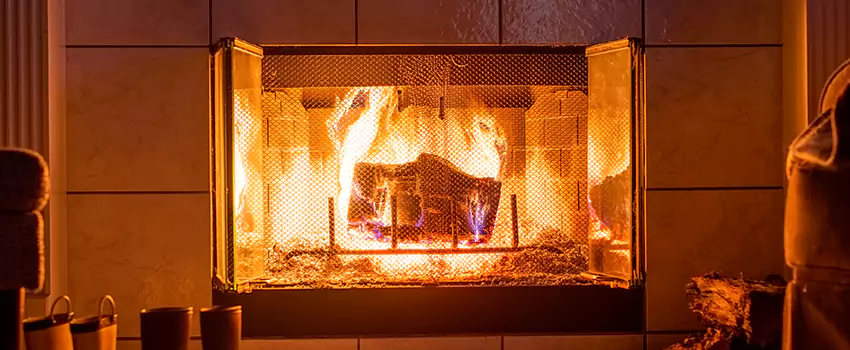Mendota Hearth Landscape Fireplace Installation in Reedley, California