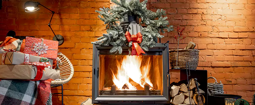 Travis Industries Linear Gas Fireplace Installation in Reedley, California