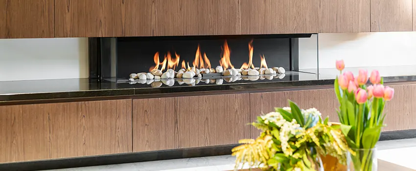 Double-height Fireplace Design Refurbishment in Reedley, California