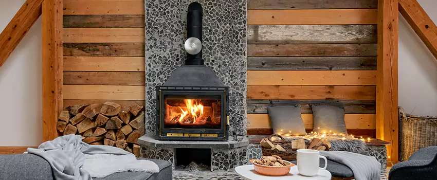 Thelin Hearth Products Direct Vent Gas Stove Fireplace Inspection in Reedley, California